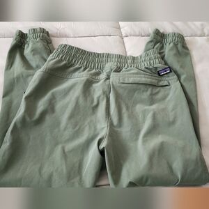 Green Patagonia Elastic Waist Pants